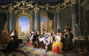 Una festa in un interno